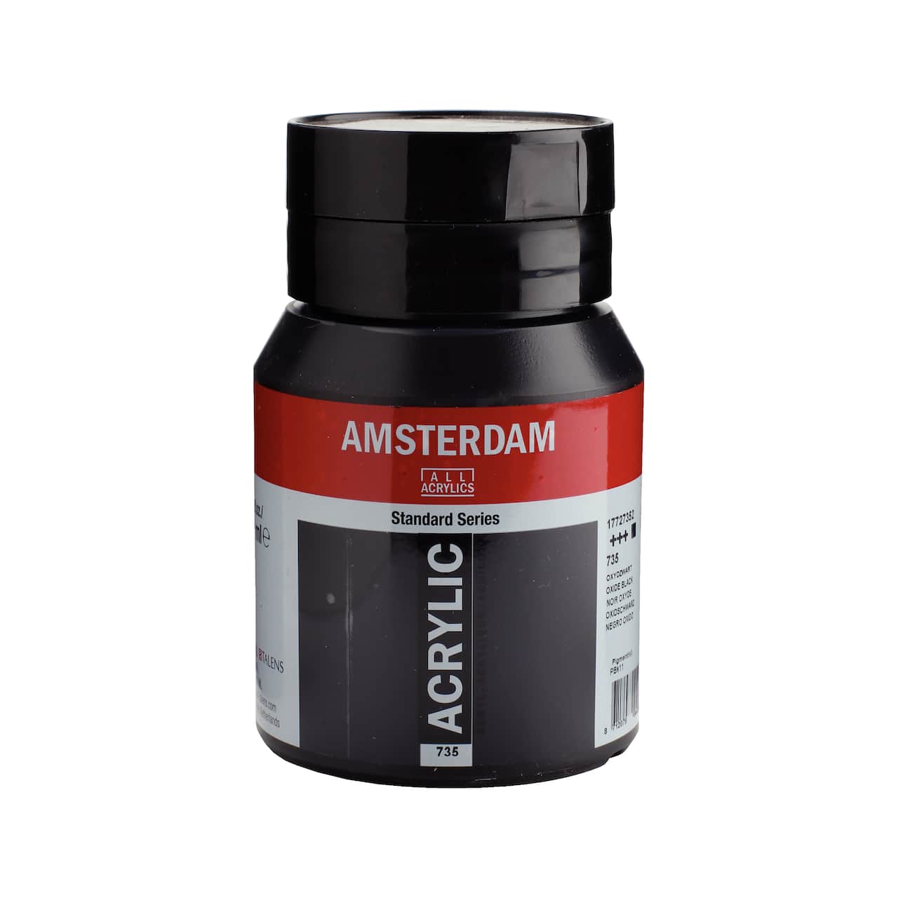 6 Pack: Amsterdam Standard Series Oxide Black Acrylic Paint, 500mL